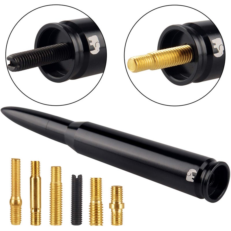 ONE250 50 Cal Caliber Bullet Style Antenna, Compatible with Nissan - Frontier (1998-2021), Titan (2004-2023), Rogue (2008-2021), Pathfinder (2013-2019) - Designed for Optimized FM/AM Reception (Black) - Image 5